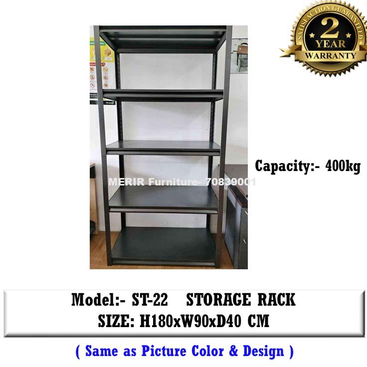Storage Rack | Angle Rack | Metal Rack | Slotted Angle Rack - Merir ...
