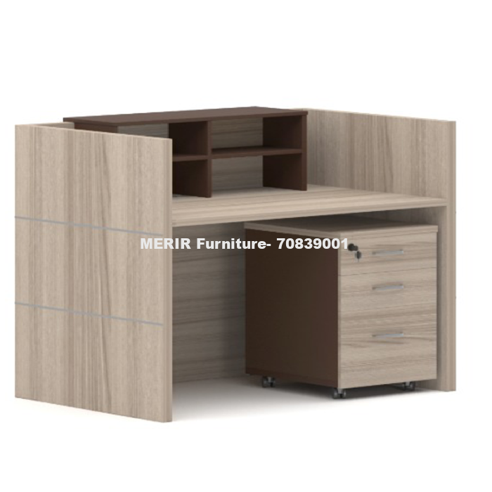Small reception table for office | Reception desk qatar - Merir Furniture